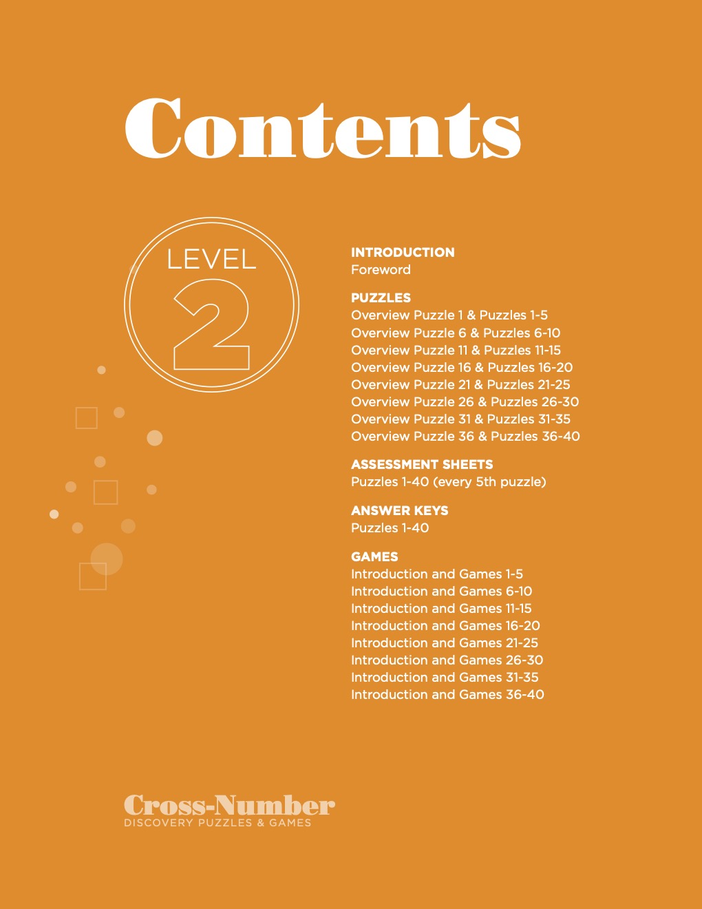 Level 2 - Cross-Number – The MathImagine Foundation